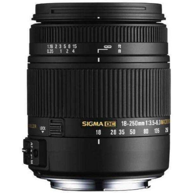 Sigma 18-250mm f3.5-6.3 DC MACRO OS HSM lens