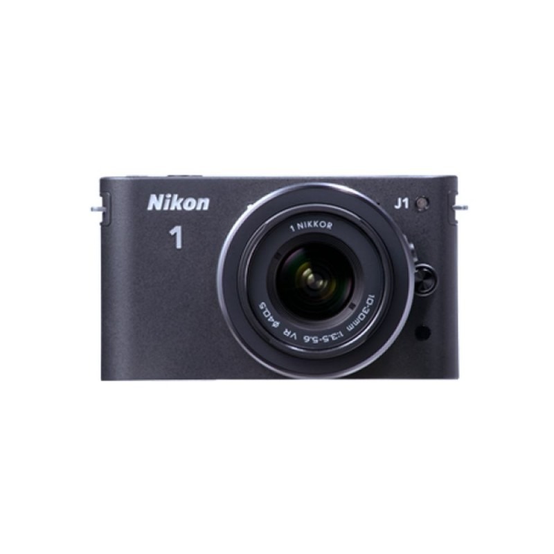 Nikon 1 j-1 Black Mirrorless Digital Camera with 10-30mm Lens