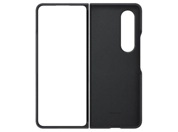 Samsung Galaxy Z Fold 4 Leather Cover Black