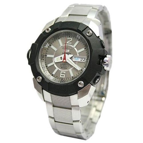 Seiko 5 Sports Steel Bracelet And Case Automatic Watch For Men SKZ259K1