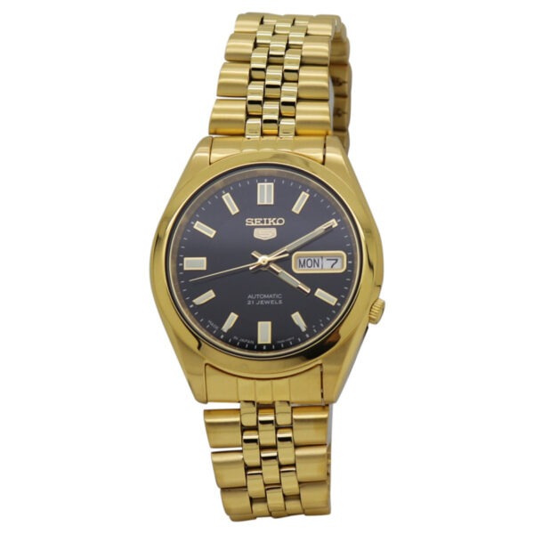 Seiko SNKF86J1 Stainless Steel Black Dial Watch For Men