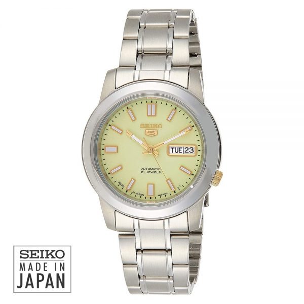 Seiko Series SNKK19J1 Automatic Green Dial Watch For Men