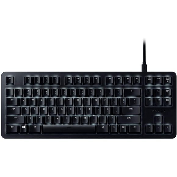 Razer Blackwidow Lite Orange Mechanical Switch Gaming Keyboard Black